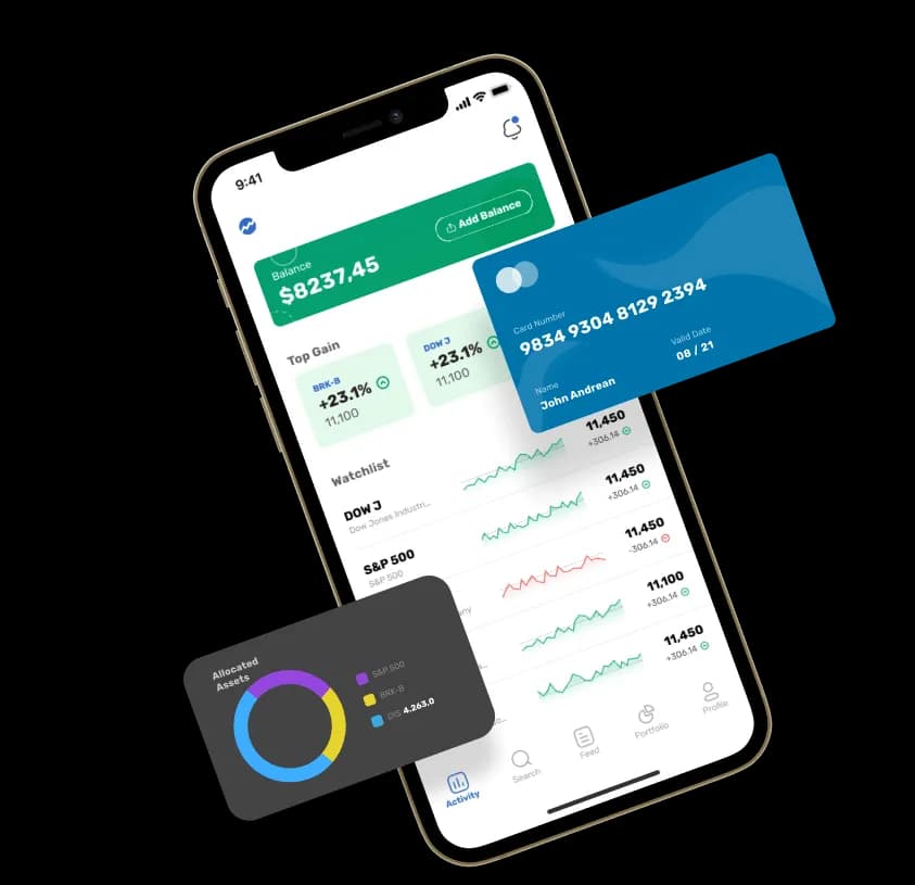 Stock Trading App Visualization